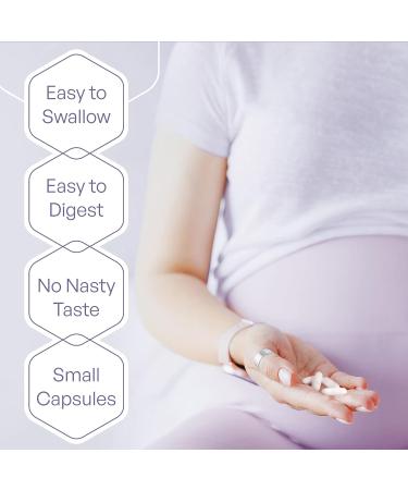 Evernate Prenatal Caps - Organic Vitamins for Women | Vitamins C D3 E B-Vitamins, Folate, Calcium, Iodine, Zinc & Iron | Non-GMO Gluten Free | 60 Capsules - Buy Online on GoSupps.com