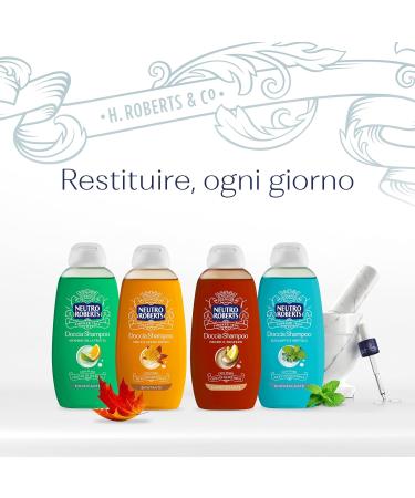  Neutro Roberts Neutro Roberts Energizing Shower Shampoo - 6 x 250ml Packs - Total: 1500ml - Buy Online on GoSupps.com