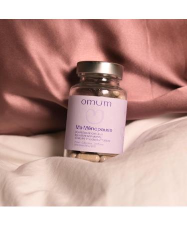 OMUM - My Menopause Supplement Hot Flashes Memory Concentration Fatigue Hormonal Balance - 42 capsules 3 weeks - Pollen Griffonia Citicoline Vitamins B6 B12 Natural France Vegan - Buy Online on GoSupps.com