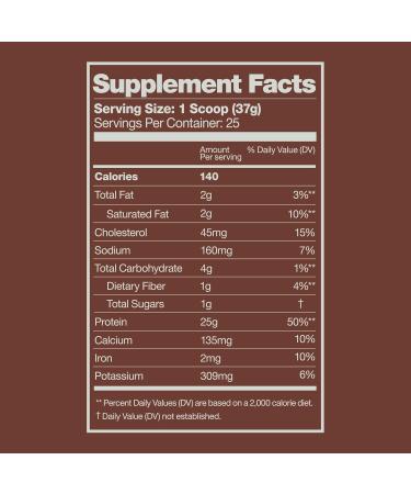 Oath Nutrition Whey Protein Powder Chocolate Brownie 25 Grams of Protein and Only 1 Gram of Sugar per Serving 2 lbs 25 Servings - Buy Online on GoSupps.com