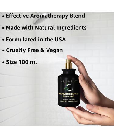 Deep Sleep Pillow Spray Lavender Chamomile Essential Oil Aromatherapy Mist for Sleep Relaxation Calming Stress Relief Bedtime Shower Spray Luxury Gift - Buy Online on GoSupps.com