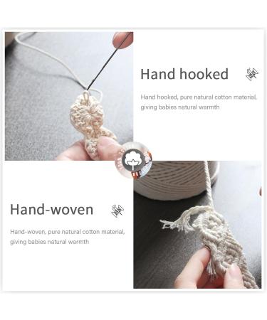 Buy BPA-Free Cotton Pacifier Chains - 4 Pack | Safe & Stylish Baby Gift for Newborn Girls (Yellow) - Buy Online on GoSupps.com