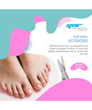 YNR England Premier Toe Nail Scissors Clippers Podiatry Chiropody StainlessSteel - Buy Online on GoSupps.com