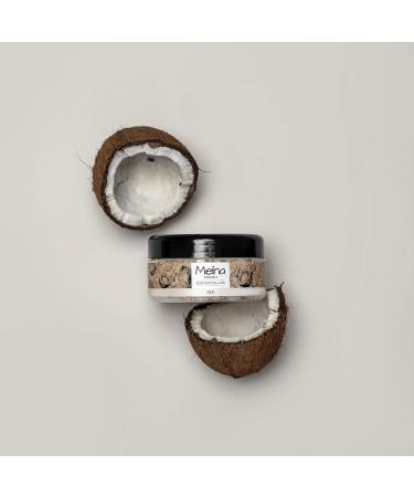 Meina Coconut Body Scrub - Organic Exfoliating Scrub for Face Body & Lips | Unisex | 280g - Buy Online on GoSupps.com