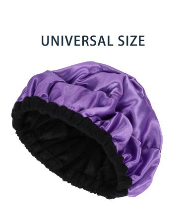 Flaxseed Cordless Heat Cap for Deep Conditioning - Universal Size Purple - Buy Online on GoSupps.com