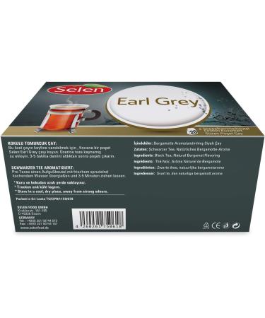 Selen Earl Gray Tea 20 Individually Wrapped Tea Bags - 36g - Buy Online on GoSupps.com