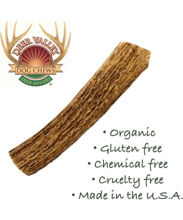 Deer Valley Dog Chews (XL Single 6-8 Inches) Premium Deer Antler Dog Chew - Long Lasting Dog Bone for Large Dog Breeds and Aggressive Chewers - Buy Online on GoSupps.com