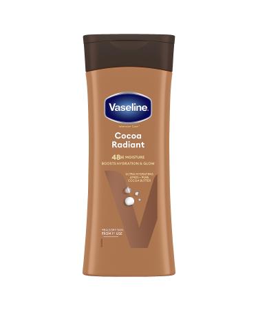 Vaseline Intensive Care Cocoa Radiant Body Lotion 100% cocoa butter for dry skin 400 ml Cocoa Butter 400 ml (Pack of 1)