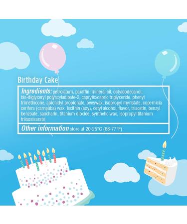 Happy Birthday Chapstick Party Favor Lip Balm Gift Pack - 10 Sticks 0.15 oz Each - Buy Online on GoSupps.com