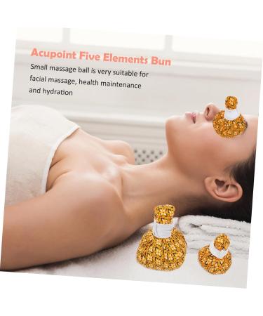 Buy Lurrose 9 Pc Warm Roasted Wormwood Rolls - Herbal Compress Massage Balls | Chinese Spa Foot Bath Kit - Global Shipping Available - Buy Online on GoSupps.com