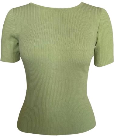 Shop Trendy Genetic & Exclusion Women's T-Shirts - Short Arm Summer Blouses & Sports Tops in Green XL - Perfect for Every Occasion! - Buy Online on GoSupps.com