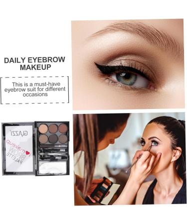 Beavorty 1 Set Eyebrow Powder Set Waterproof Matte Eyeshadow Makeup Accessory Eyebrow Pencil Eyebrow Stickers 1 count (Pack of 1) As Shown - Buy Online on GoSupps.com