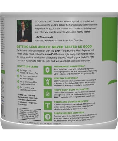 LEAN 1 Vanilla Protein Powder - 10 Servings (1.1lbs) | Meal Replacement Shake - Buy Online on GoSupps.com