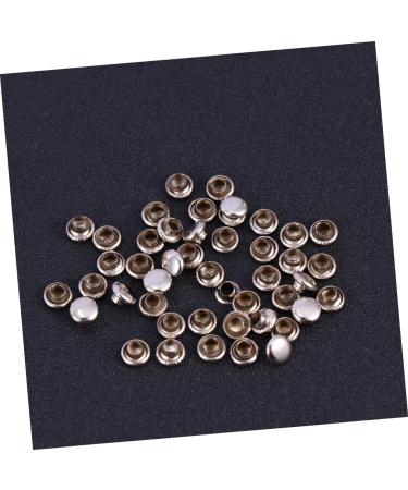 TEHAUX 100 Pcs Clothing Making Decorations Pearl Shoe Clips Sew on Rhinestones Bulk Leather Rivets and Snaps Leather Rivets Studs Garment Rivet Button Stud Rivets Clothes Earrings Metal - Buy Online on GoSupps.com