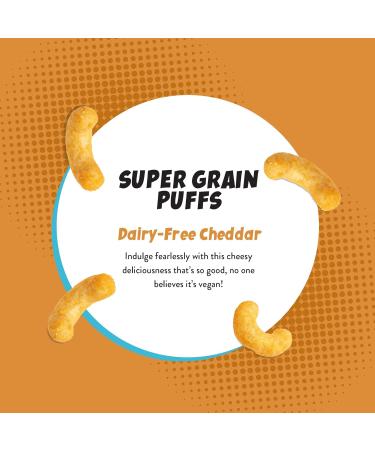 Ka-Pop! Vegan Cheddar Popped Puffs 4oz - Pack of 6 | Gluten-free, Dairy-free, Non-GMO, Kosher Sorghum Snacks - Buy Online on GoSupps.com