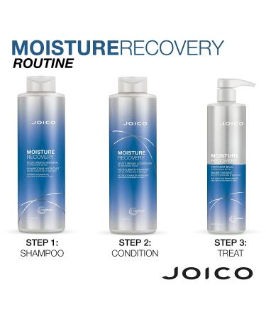 Joico Moisture Recovery Moisturizing Conditioner 33.8 oz - For Thick, Coarse, Dry Hair - Replenish Moisture, Restore Smoothness & Elasticity - Jojoba Oil & Shea Butter - Strengthen & Reduce Breakage - Buy Online on GoSupps.com