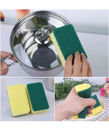 Sponge wipe high density dip glue 20 kitchen dishwashing sponge household cleaning sponge dishcloth rag - Buy Online on GoSupps.com
