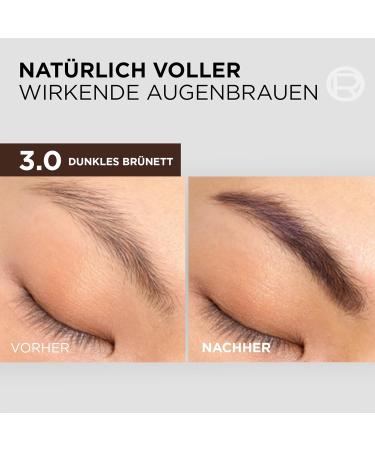 L'Or al Paris Ammonia-Free Eyebrow Color - Dark Brown 3.0 | 10 Applications for Radiant Brows - Shop Internationally! - Buy Online on GoSupps.com