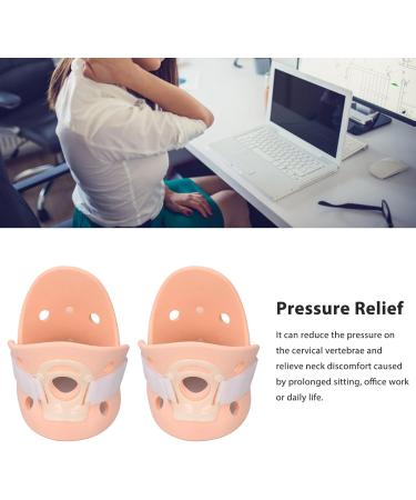 2Pcs Adjustable Size Fixed Neck Brace Cervical Spine Protector Multifunctional Rigid Cervical Neck Collar for Reducing Cervical Vertebrae Pressure and Relieve Neck Discomfort - Buy Online on GoSupps.com
