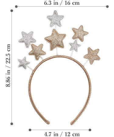 Lurrose Star Headband - Festive Christmas Hair Accessories for Party, Holiday & Birthday Celebrations - Buy Online on GoSupps.com