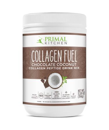 Primal Kitchen Collagen Fuel Collagen Peptide Drink Mix, Chocolate Coconut, No Dairy Coffee Creamer and Smoothie Booster, 13.9 Ounces Chocolate Coconut 13.9 Ounce (Pack of 1)