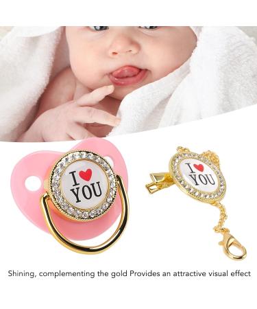 Bling Dummy Pacifier Set | Exquisite & Attractive Gifts | Healthy Design for Newborns | Prevents Loss | Perfect for Parties - Buy Online on GoSupps.com