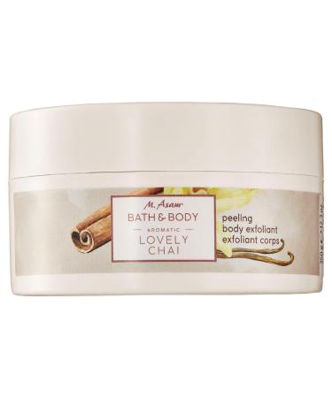 M. Asam BATH & BODY LOVELY CHAI Body Peeling Chai Latte (350g) Body Peeling with Sugar Crystals and Grape Seed Oil Removes Dead Cells A Cocktail of Antioxidants