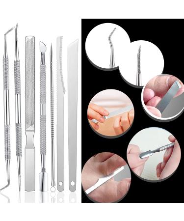 Ingrown Toenail Tool Kit (10PCS) - Premium Foot Treatment for Thick Nails and Ingrown Toenails - Professional Podiatrist Toe Nail Set - Buy Online on GoSupps.com