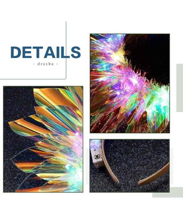 DRESBE LED Laser Headband - Translucent Light Up Hair Hoop for Women and Girls | Sparkly Party Nightclub Rave Hair Accessories - Buy Online on GoSupps.com