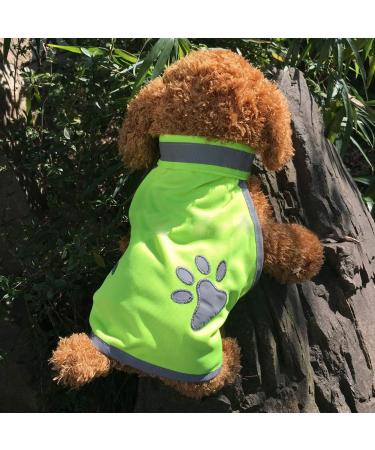 High Visibility Reflective Dog Security Vest - Safety Clothing for Small & Large Dogs - Perfect for Outdoor Hiking & Walking (XXL Yellow) - Buy Online on GoSupps.com