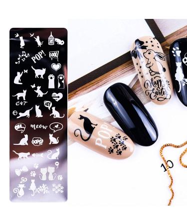 DANNEASY Nail Stamping Plate Kit - 6 Holiday Style Stencils with Stamper, Scraper, and Storage Bag - Buy Online on GoSupps.com