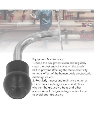 High Sensitivity Body Static Discharge Ball | Explosion-Protected Stainless Steel | Fast Reaction for Safe Static Charge Unloading - Buy Online on GoSupps.com