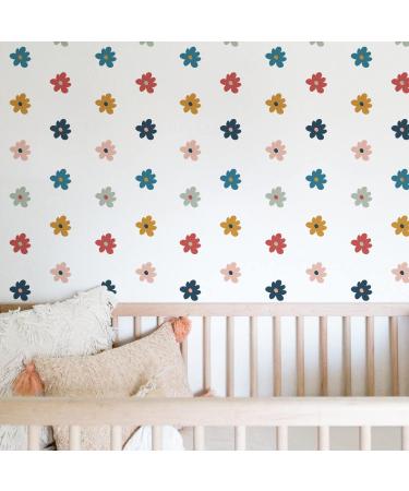 Funlife Contrast Color Daisy Wall Decal - Peel and Stick Kids Wall Art Decor - Buy Online on GoSupps.com