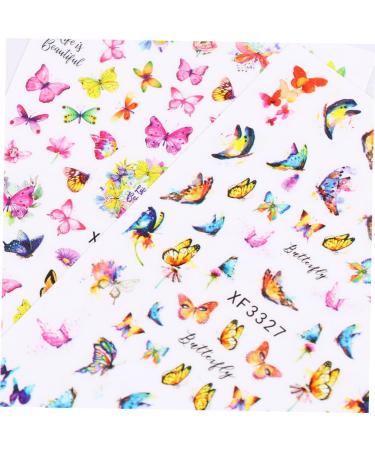 Healvian 8 Sheets Women Nail Art Sticker Nail Design DIY Fingernails Nail Decal Nail Stickers Nail Decor Stickers Nail Art Stickers Flower Patterns Manicure Tips Flower Stickers - Buy Online on GoSupps.com