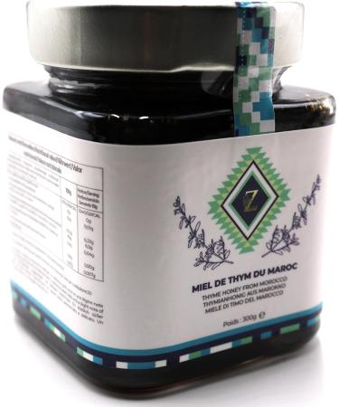 Real Premium Raw Moroccan Thyme Honey -300g 100% Pure - Collected In Morocco - Of The Finest Quality A Wide Variety Of Delicious Flavors. - Buy Online on GoSupps.com