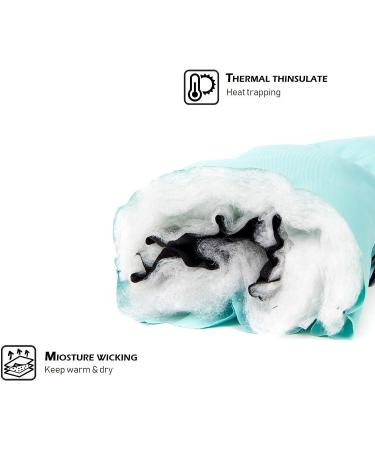 Highcamp Baby Exclusive Winter Snow Ski Mittens - Waterproof Toddler Gloves 2XS (2-3 Y) Aqua-i - Buy Online on GoSupps.com