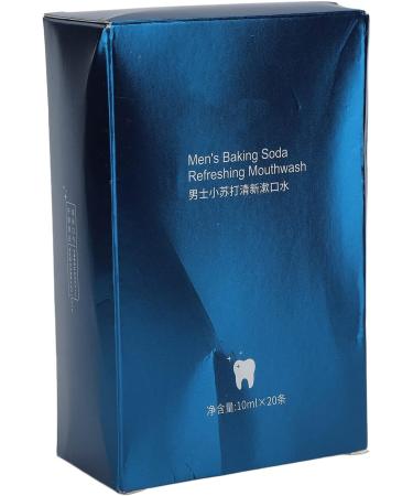 20pcs Mouthwash Sticks - Refreshing Travel Mouthwash with Soda for Men | Fresh Breath & Convenient Packaging - Buy Online on GoSupps.com