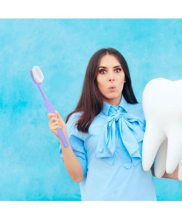 POPETPOP Giant Toothbrush - Oversized Novelty Pet Grooming Brush for Costume Parties & Comedy Favors (Purple - Buy Online on GoSupps.com