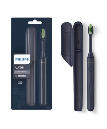 Philips One by Sonicare Battery Toothbrush Midnight HY1100/04 Midnight Navy Blue Battery