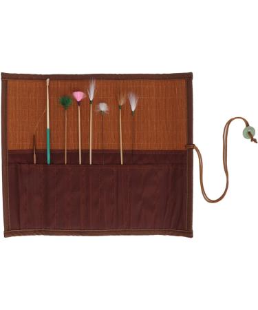 7pcs Ear Cleaning Tool Set with Bamboo Mat | Deep Cleaning & Relaxing Massage Kit for Ear Wax Removal | Goose Feather Ear Pick Set - Buy Online on GoSupps.com