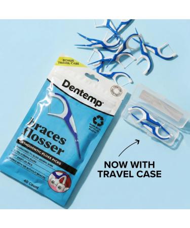 OrVance Braces Flosser - Designed for Braces for an Easy & Effective Clean Ultra Strong Floss - 40 Count (Pack of 2) - (Packaging May Vary) 20 Count (Pack of 2) - Buy Online on GoSupps.com