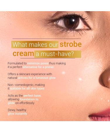 So True Strobe Cream Gold For Face Radiance Multipurpose Strobe Cream Dewy Glazed Instant Glow Highlighter For Face Boosts Hydration For All Skin Types 30g 1.05oz (Pack of 2) - Buy Online on GoSupps.com