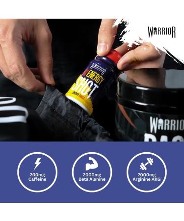 Warrior Rage Energy Shots Shot Drink - Energy - Pack of 12 - 60ml - Buy Online on GoSupps.com
