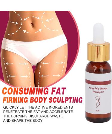 Body-Shaping Massage Oil | Weight Loss Slimming Oil for Waist Legs Stomach & Arms | Essential Oil for Fat Reduction & Abdominal Shaping - Buy Online on GoSupps.com