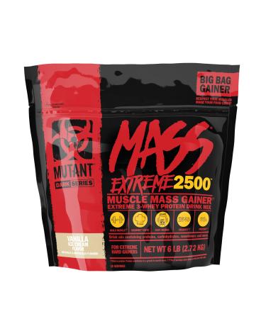 Mutant Mass Extreme Gainer  Whey Protein Powder  Build Muscle Size and Strength  High Density Clean Calories  6 lbs  Vanilla Ice Cream Vanilla Ice Cream 6 Pound (Pack of 1) - Buy Online on GoSupps.com