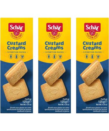 Gluten Free Biscuit Bundle with Custard Creams Biscuits 125g (Pack of 3) - Buy Online on GoSupps.com