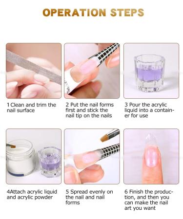 Nail Acrylic Liquid Acrylic Liquid Safe Mild for Nail Artist for Nail Salon for Birthday Party for Dating Gathering for Women(30ml) - Buy Online on GoSupps.com