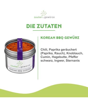 Magic of Spices Korean BBQ Seasoning | Authentic Korean BBQ Spice Mix for Marinade Sauce & Grill Rub - 65g - Buy Online on GoSupps.com