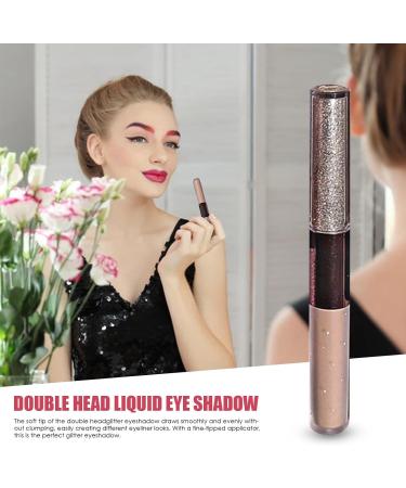  Tebinzi Double Head Liquid Eyeshadow - Double Shiny Head | High Liquid Content Highly Pigmented & Waterproof Long Lasting Quick Drying - Buy Online on GoSupps.com