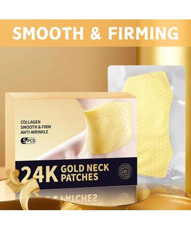 Collagen Neck Mask Dark Neck Remover Neck Wrinkle Patches Anti Aging Neck Mask 24K Gold Anti Wrinkle Patches For Skin Anti Ageing Neck Wrinkle Patch For Neck Tightening And tightening - Buy Online on GoSupps.com